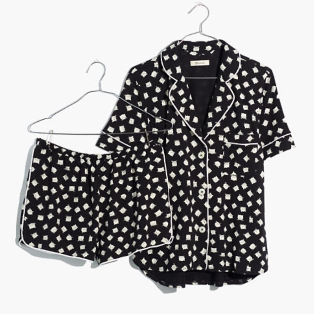 Madewell Cat Pajama Set S